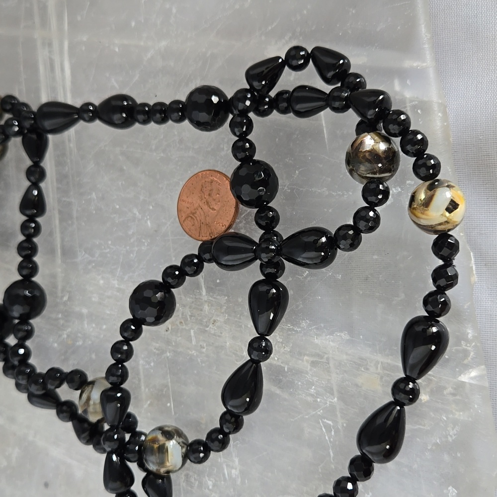 Macy's Black Onyx Necklace